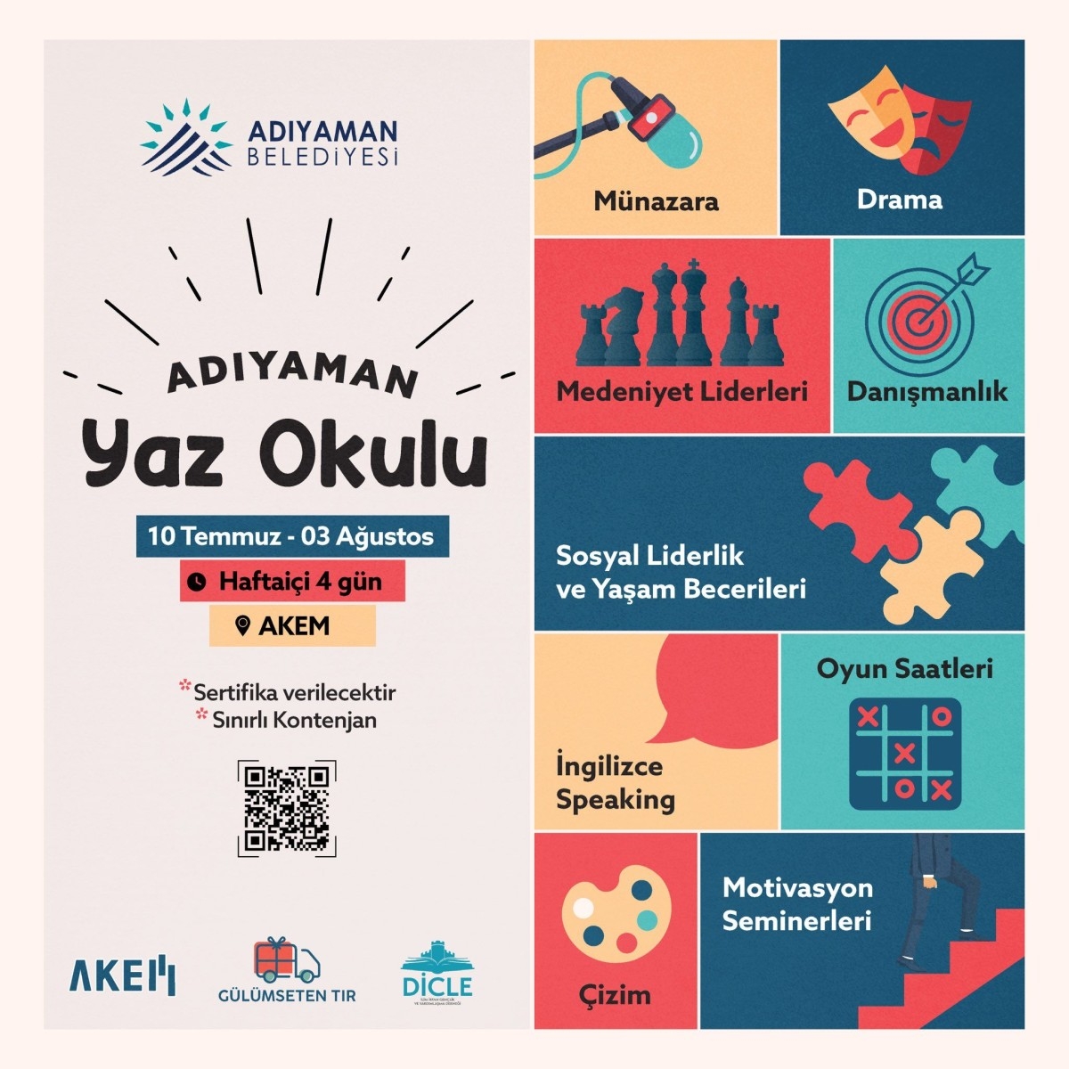Sertifikalı yaz okulu kursu başlıyor