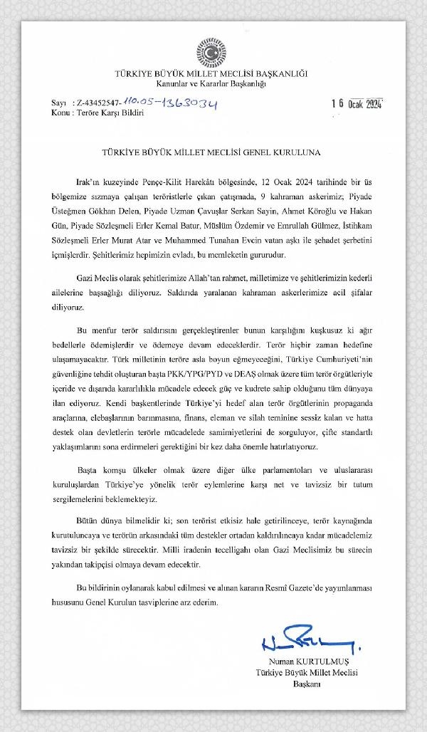 TBMM'de 'terörle mücadele' oturumu (3)