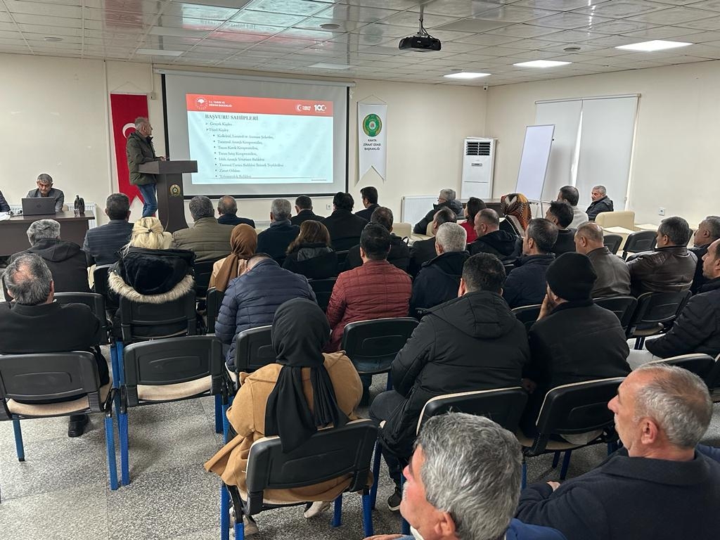 2023-2024 yılı Kırsal Kalkınma Programı bilgilendirme toplantısı yapıldı