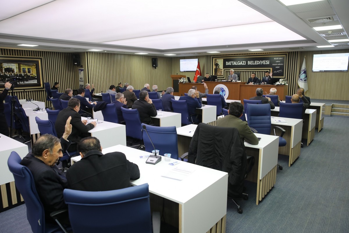 Battalgazi Belediye Meclisi'nin, Şubat ayı olağan toplantısı