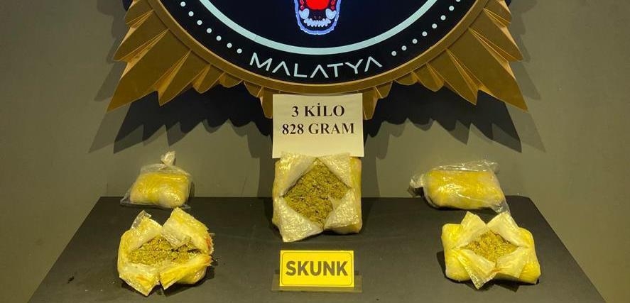 Malatya'da uyuşturucu sevkiyatına 1 tutuklama